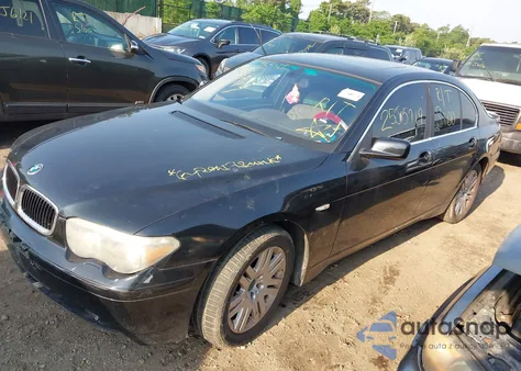2003 BMW 745I from USA, damaged, VIN WBAGL63483DP67483